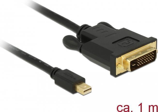 Delock Cavo da Mini-DisplayPort a DVI nero da 1 m