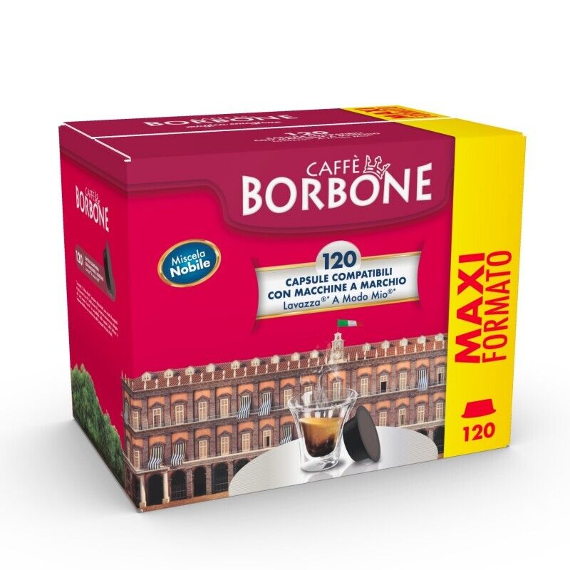 Caffe Borbone Capsula Compatibile con macchine a marchio Lavazza *A Modo Mio* 12