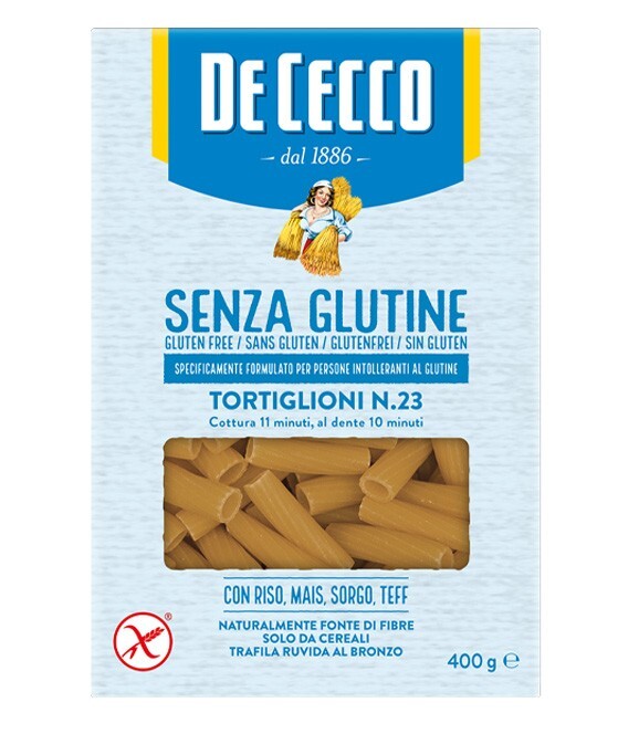 DE CECCO TORTIGLIONI N.23 SENZA GLUTINE GR.400