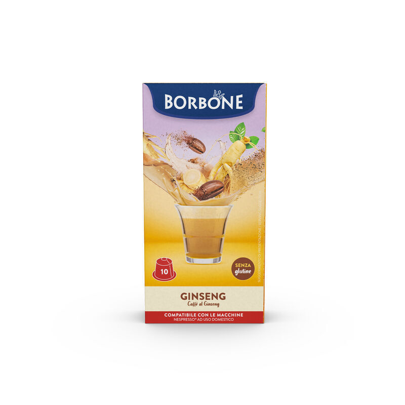 60 Capsule Caffè Borbone al Gusto di Ginseng Compatibili con macchina Nespresso