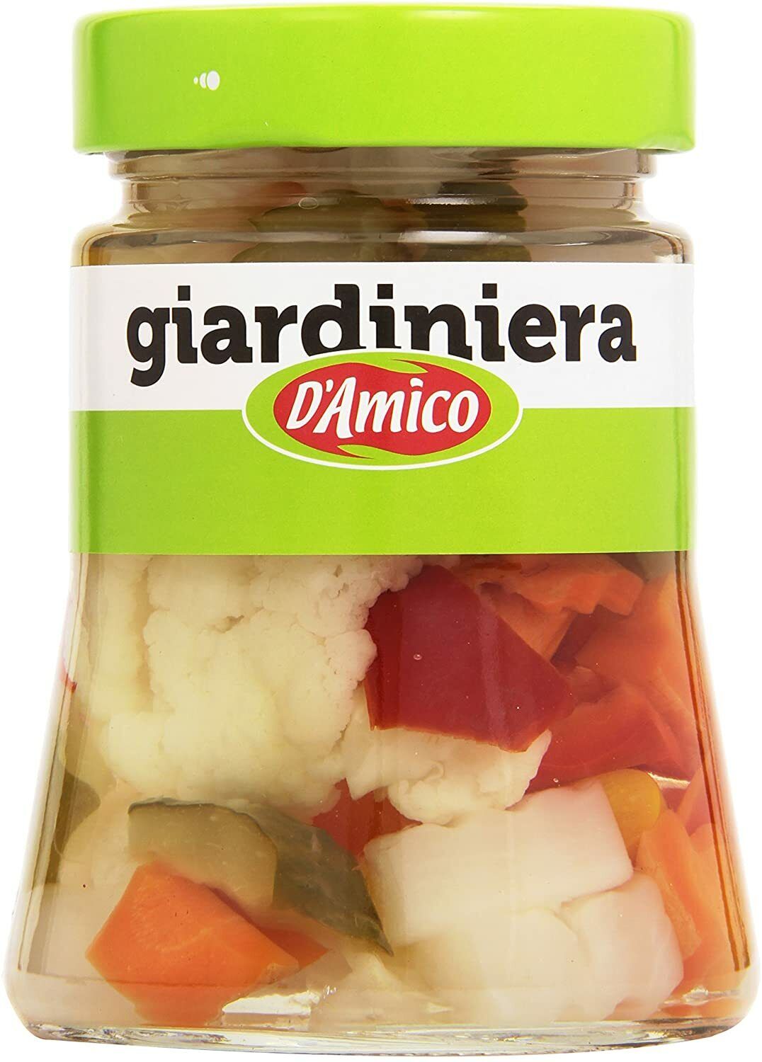 D'Amico - Giardiniera, Ortaggi aromatizzati all'aceto di vino - 300 g