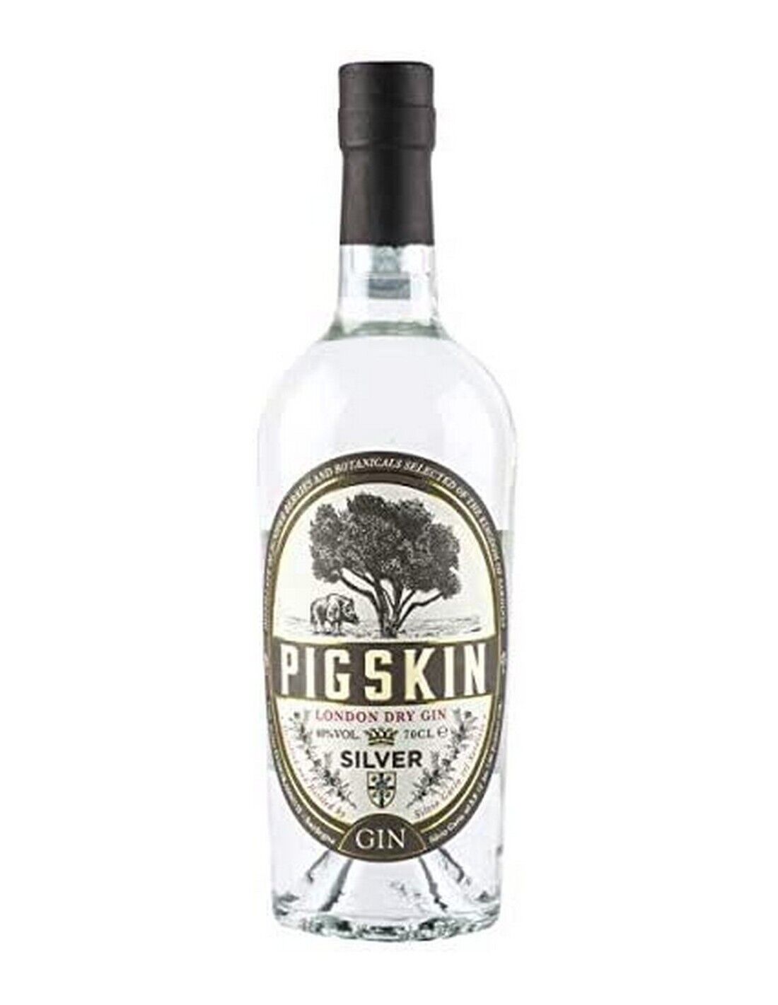 GIN PIGSKIN SILVER 40 %  CL 70