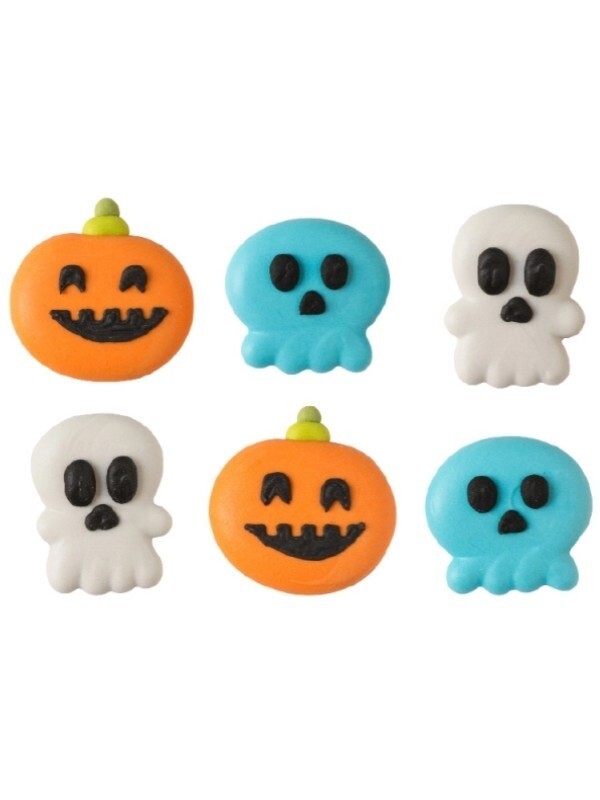 DECORAZIONI IN ZUCCHERO HALLOWEEN SCARY 6 PZ