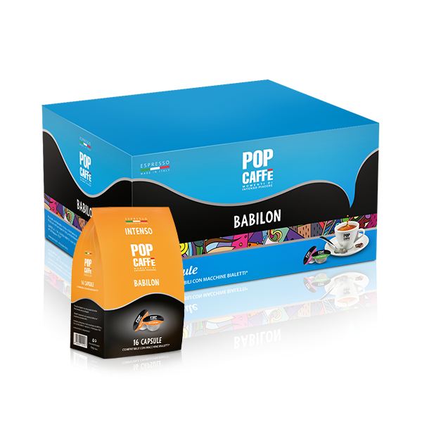 16 CAPSULE POP CAFFE’ COMPATIBILI BIALETTI MISCELA INTENSO