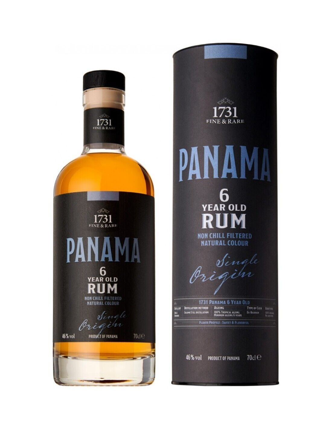 RUM PANAMA 1731 6YO  46% CL 70