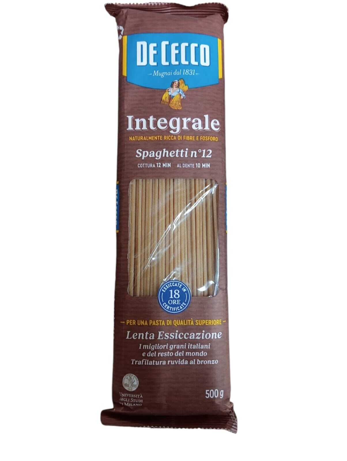 De Cecco Spaghetti Integrale n°12