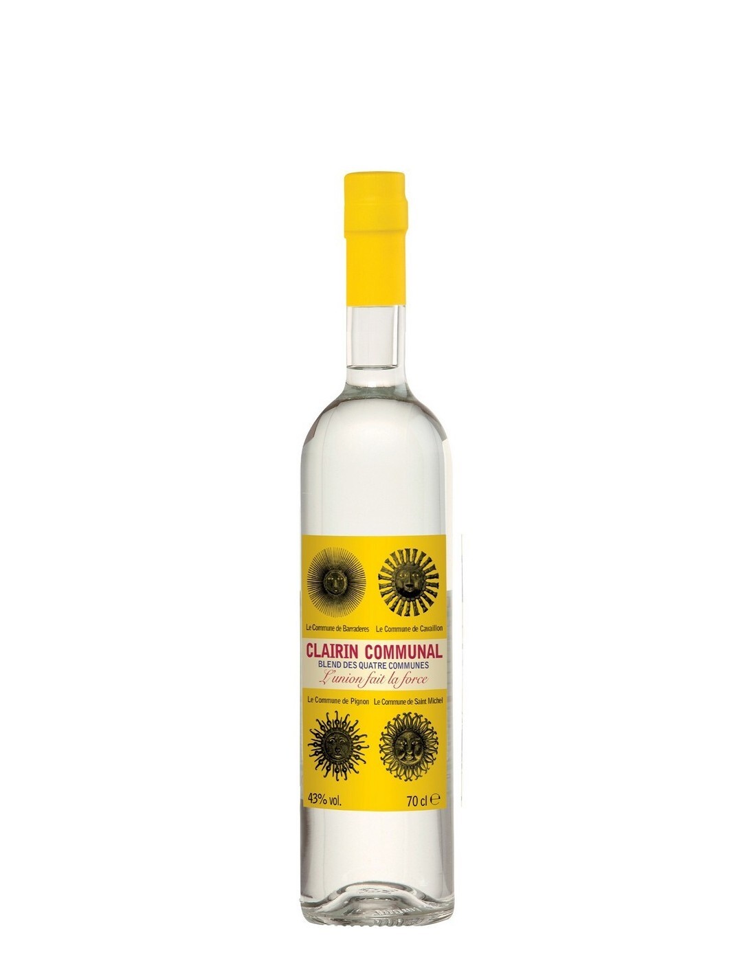 RHUM CLAIRIN COMMUNAL 43° CL 70