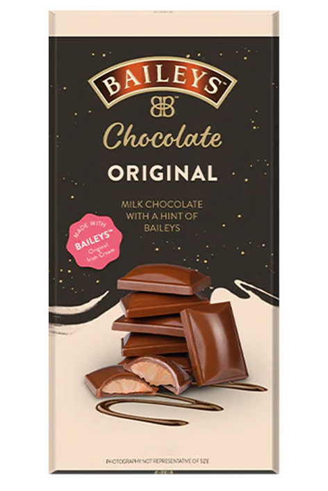 Baileys Original Milk Tavoletta Cioccolata Latte Ripiena Crema Liquore 90g