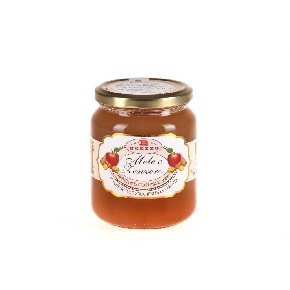 Brezzo Composta di Frutta Bio Mele e Zenzero 390g