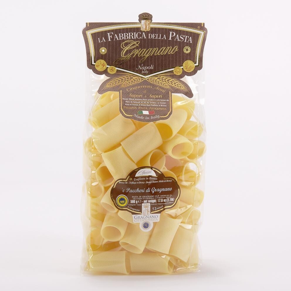 LA FABBRICA DELLA PASTA DI GRAGNANO I PACCHERI LISCI 500 GR