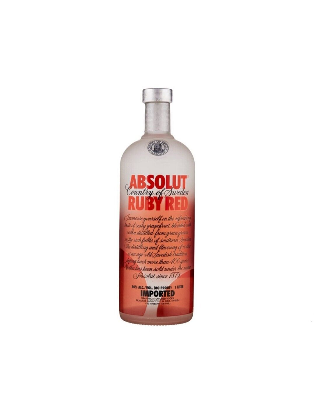 VODKA ABSOLUT RUBY RED LT 1