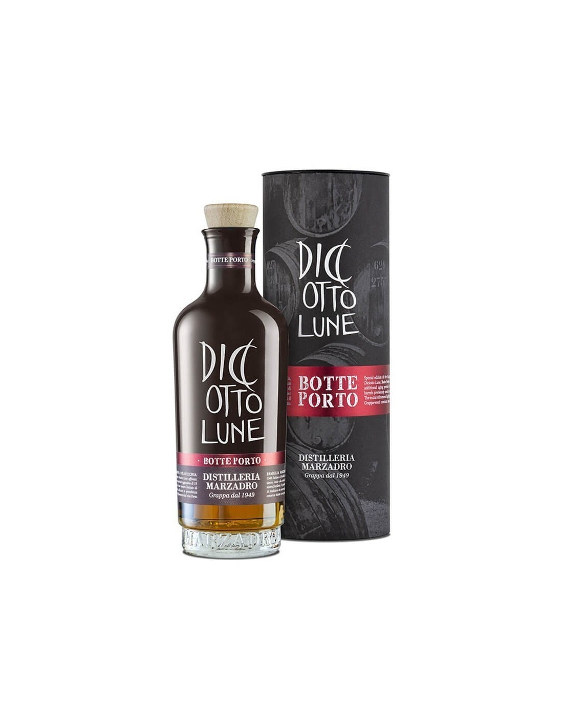 GRAPPA LE 18 LUNE RISERVA BOTTE PORTO CL 50 MARZADRO
