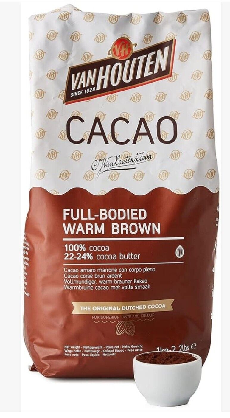 CACAO in polvere Amaro Van Houten Full-Bodied Warm Brown Callebaut 1kg