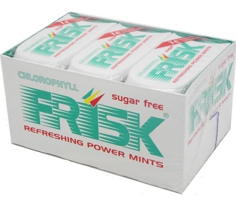 FRISK CARAMELLE CHLOROPHYLL NEW BOX X12