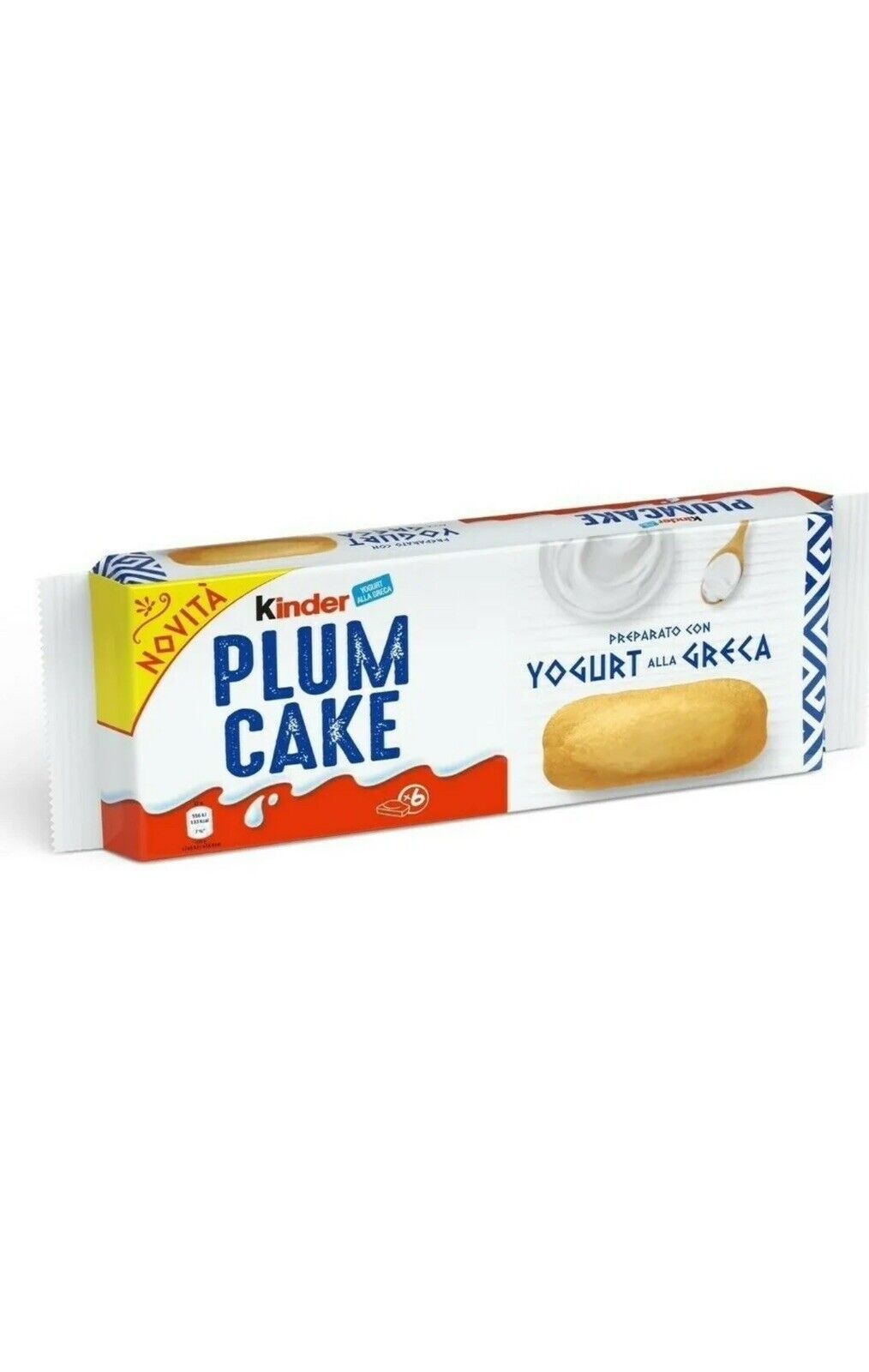 MERENDINE KINDER PLUMCAKE CLASSICO CON YOGURT ALLA GRECA FERRERO COLAZIONE 192gr