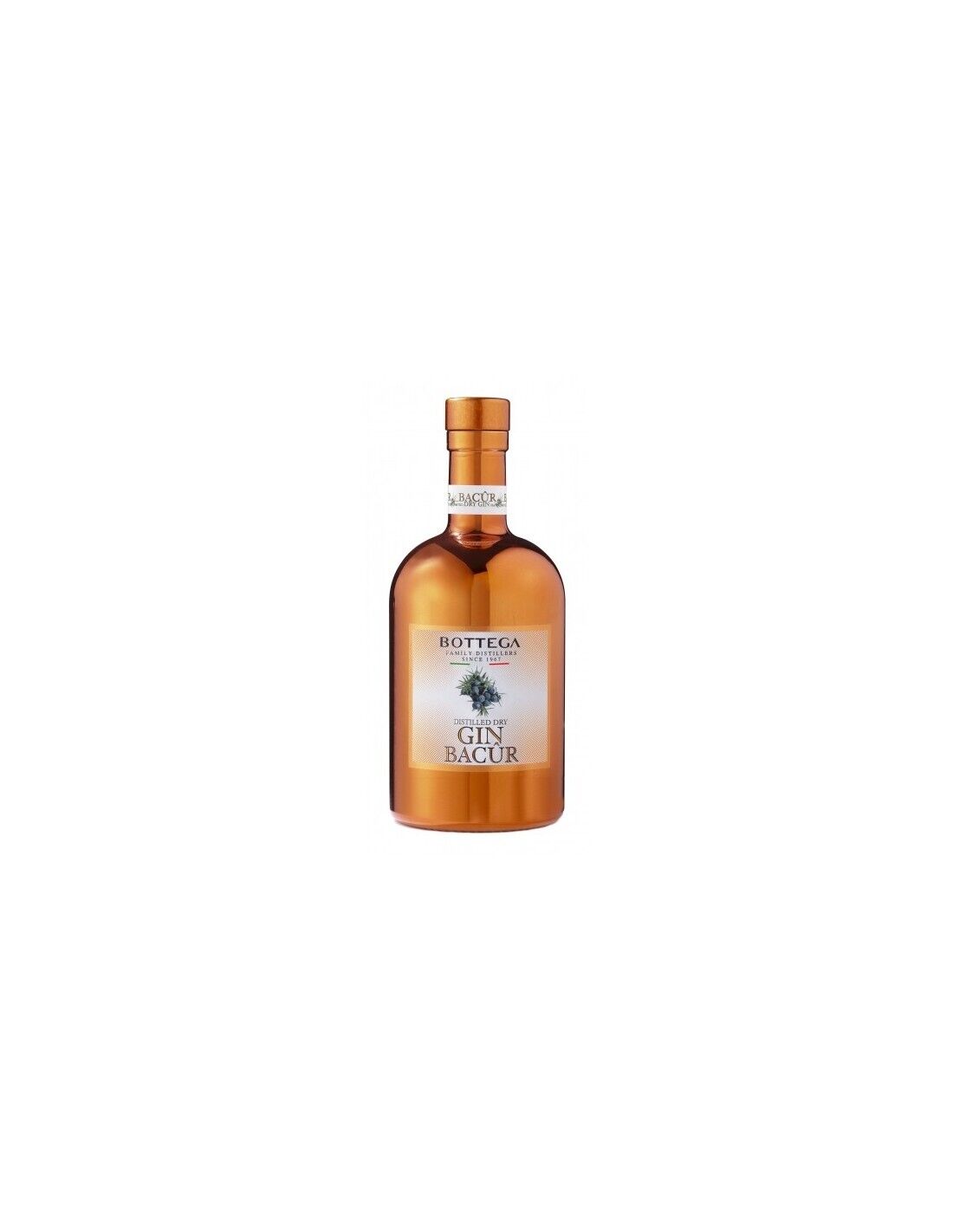 BACUR GIN 40° CL 50 BOTTEGA