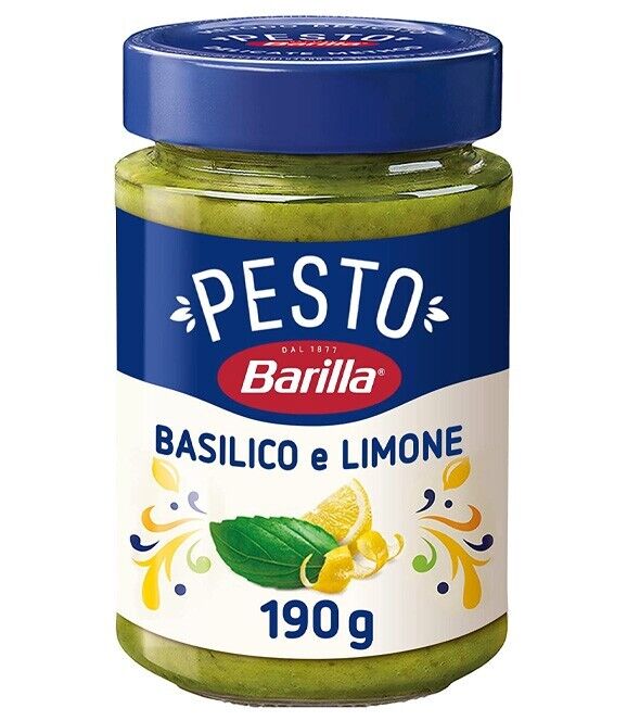 BARILLA PESTO CON BASILICO E LIMONE GR.190