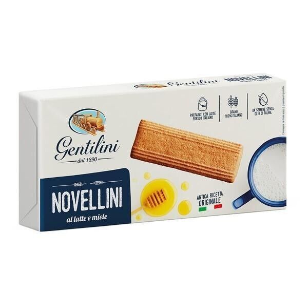GENTILINI BISCOTTI NOVELLINI LATTE E MIELE GR. 250