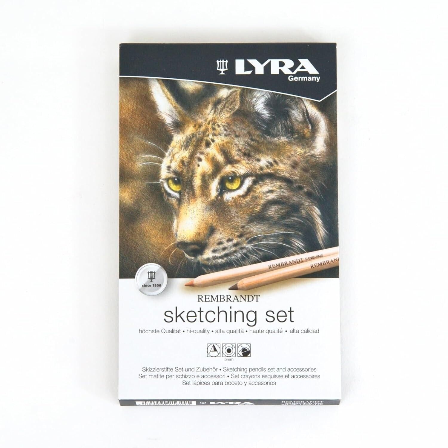 Lyra Rembrandt Sketching Set in scatola di metallo
