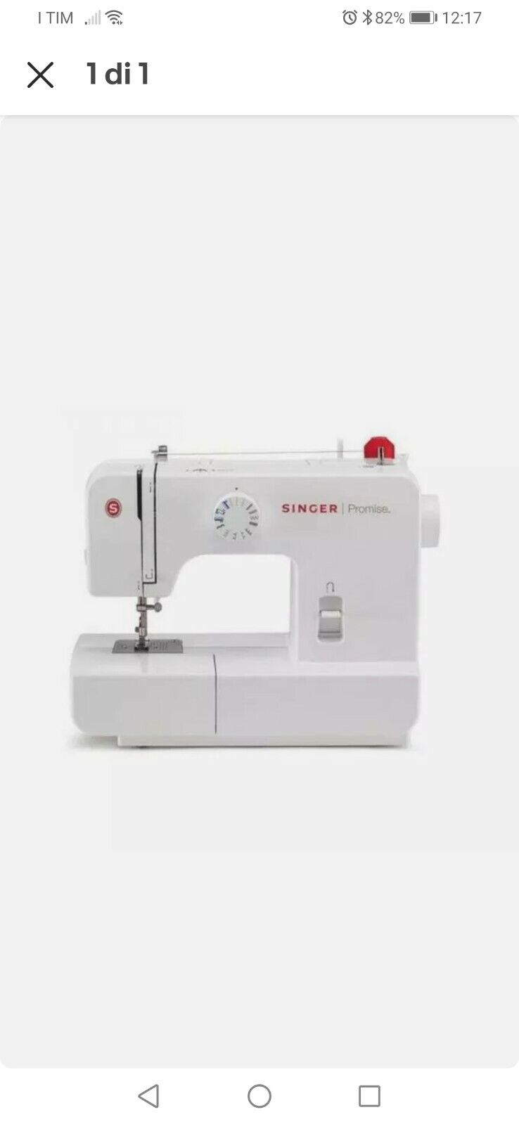 Singer Macchina da Cucire Promise 1408 nuova sigillata con garanzia 24 mesi