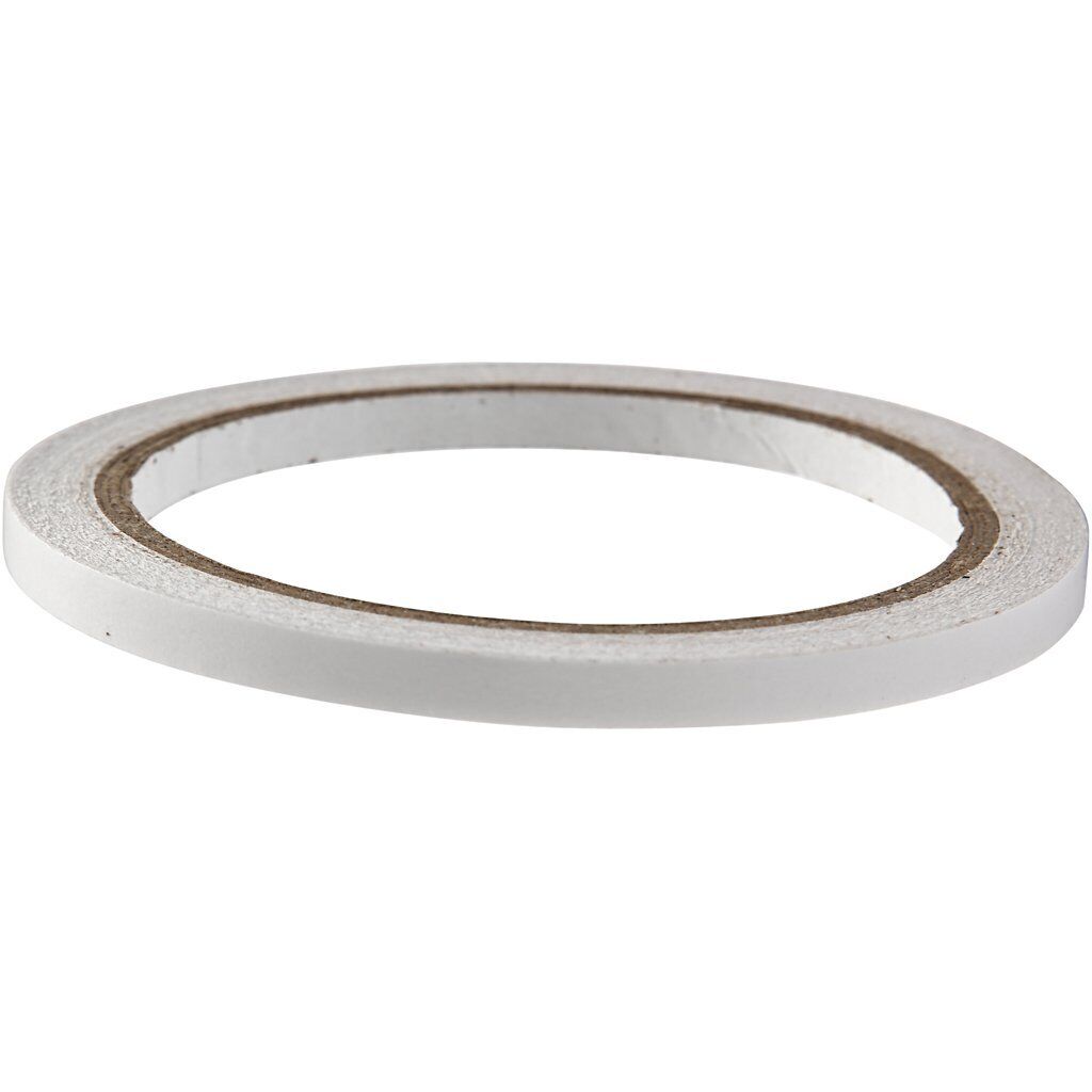 Double-sided Adhesive Tape, W: 6 mm, 10m