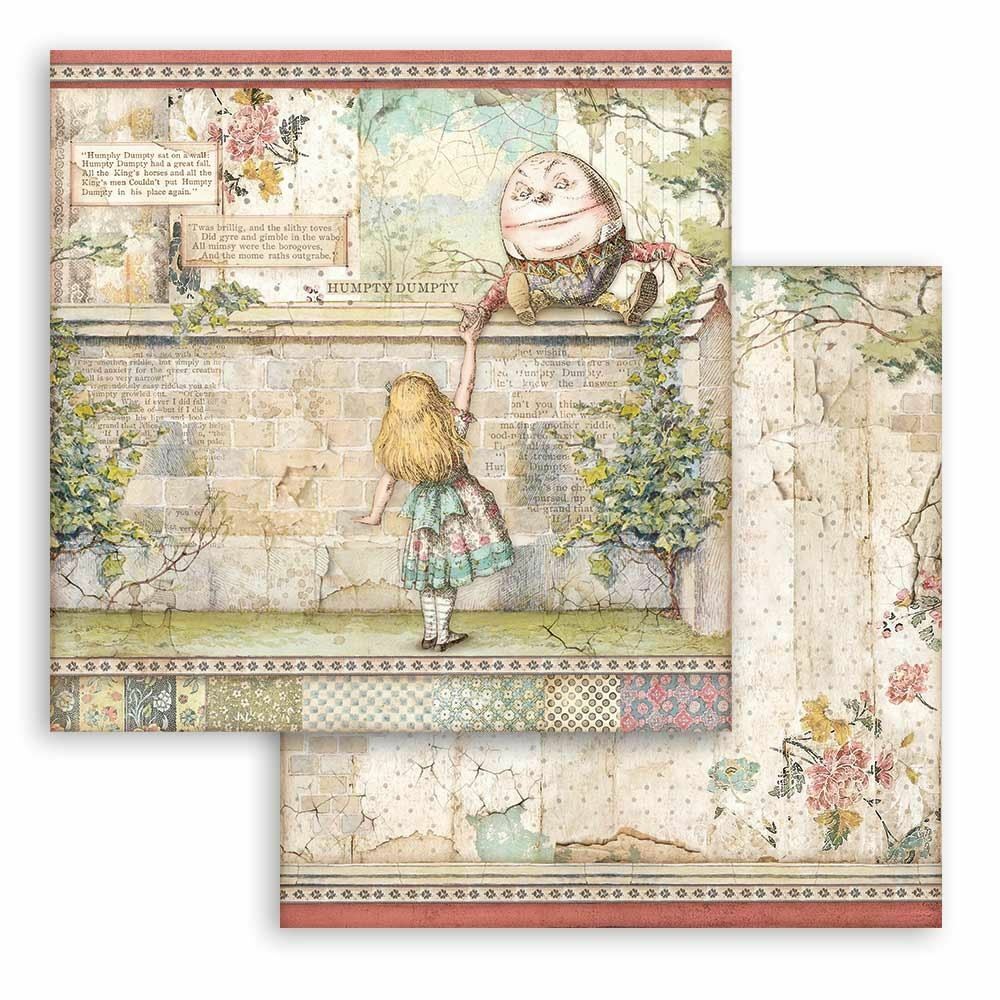 Carta Scrap Humpty Dumpty by Stamperia per decoupage decorazioni
