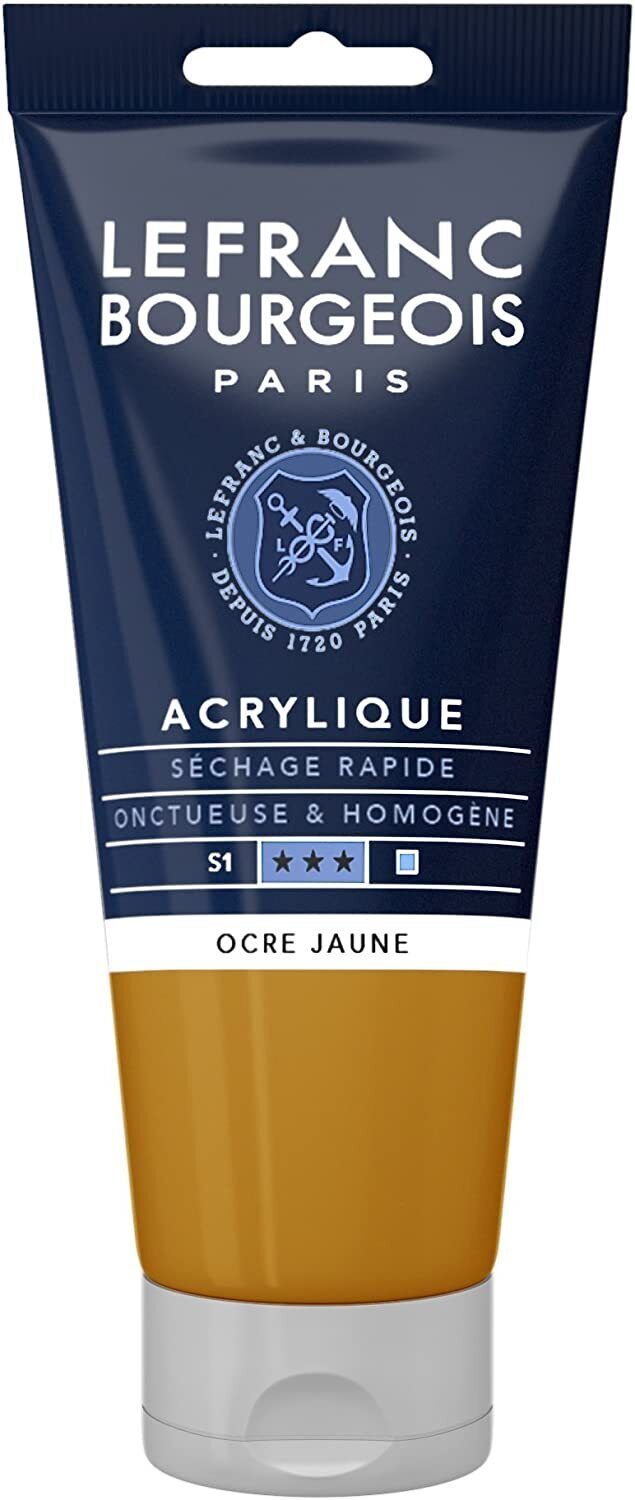 Lefranc Bourgeois Acrylique 300473 - Ocre Jaune - 80 ml