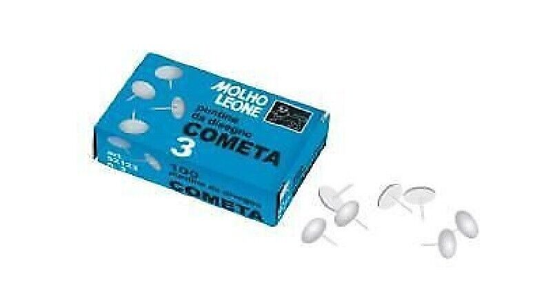 Puntine metalliche da disegno N.3 Molho Leone grigio conf. 1000pz.