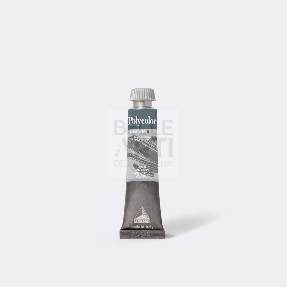 COLORE ACRILICO SERIE POLYCOLOR DA 20 ml 514 GRIGIO PAYNE