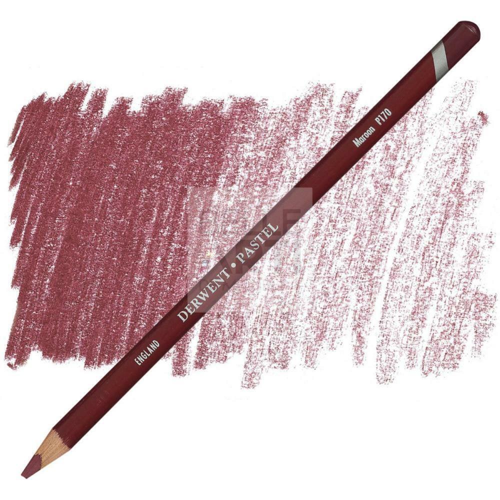 MATITA A PASTELLO SECCO SERIE " PASTEL " DERWENT P170 MAROON
