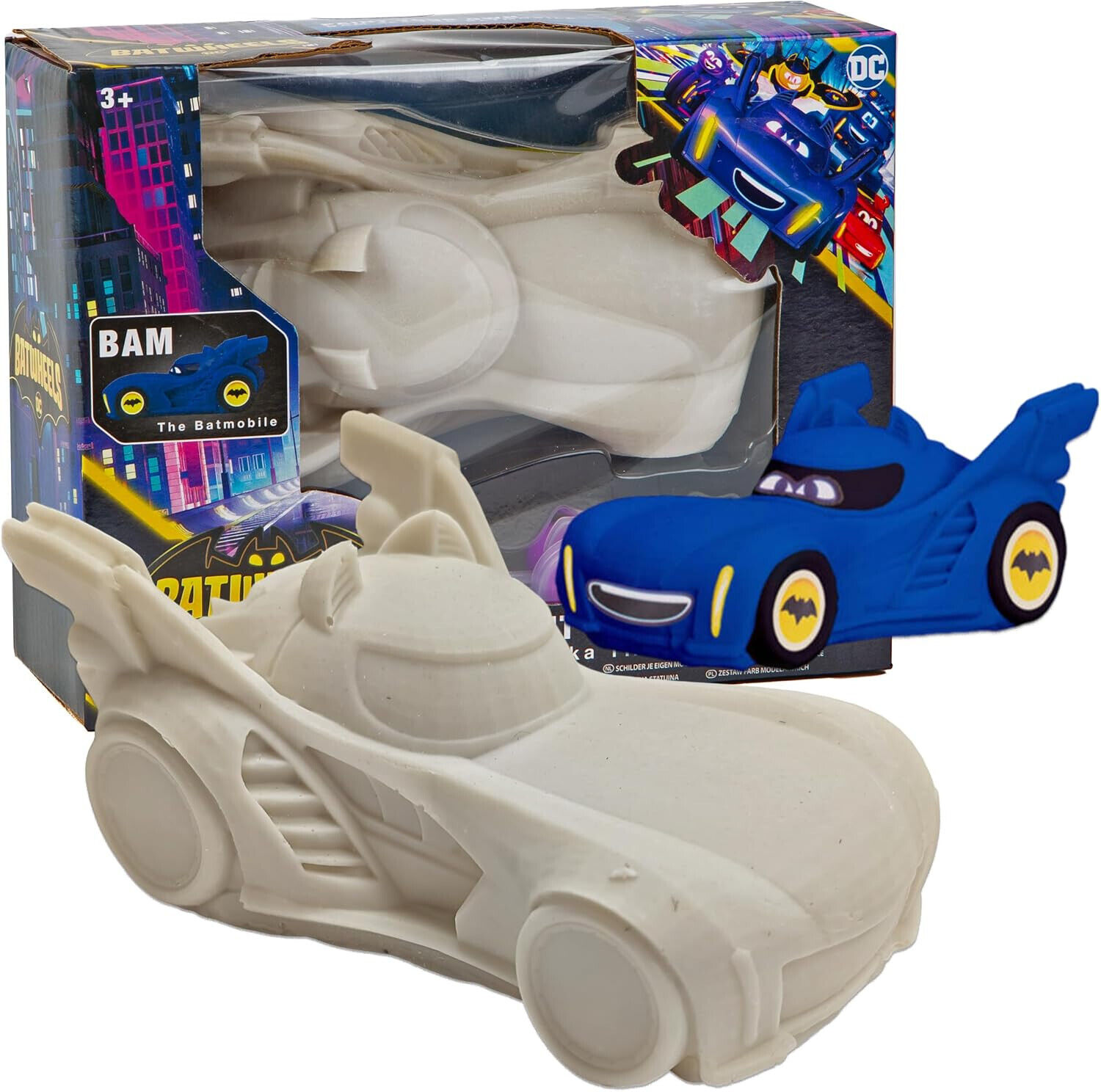 Batman Batmobile Modello Paint Your Own Ceramica Auto Decorazione Batwheels Bam