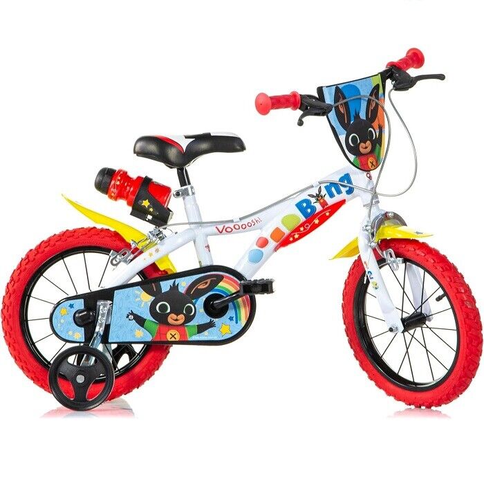Bing Bicicletta Mountain Bike Taglia 14 Bambino Bici Dino Bikes 5-8 anni