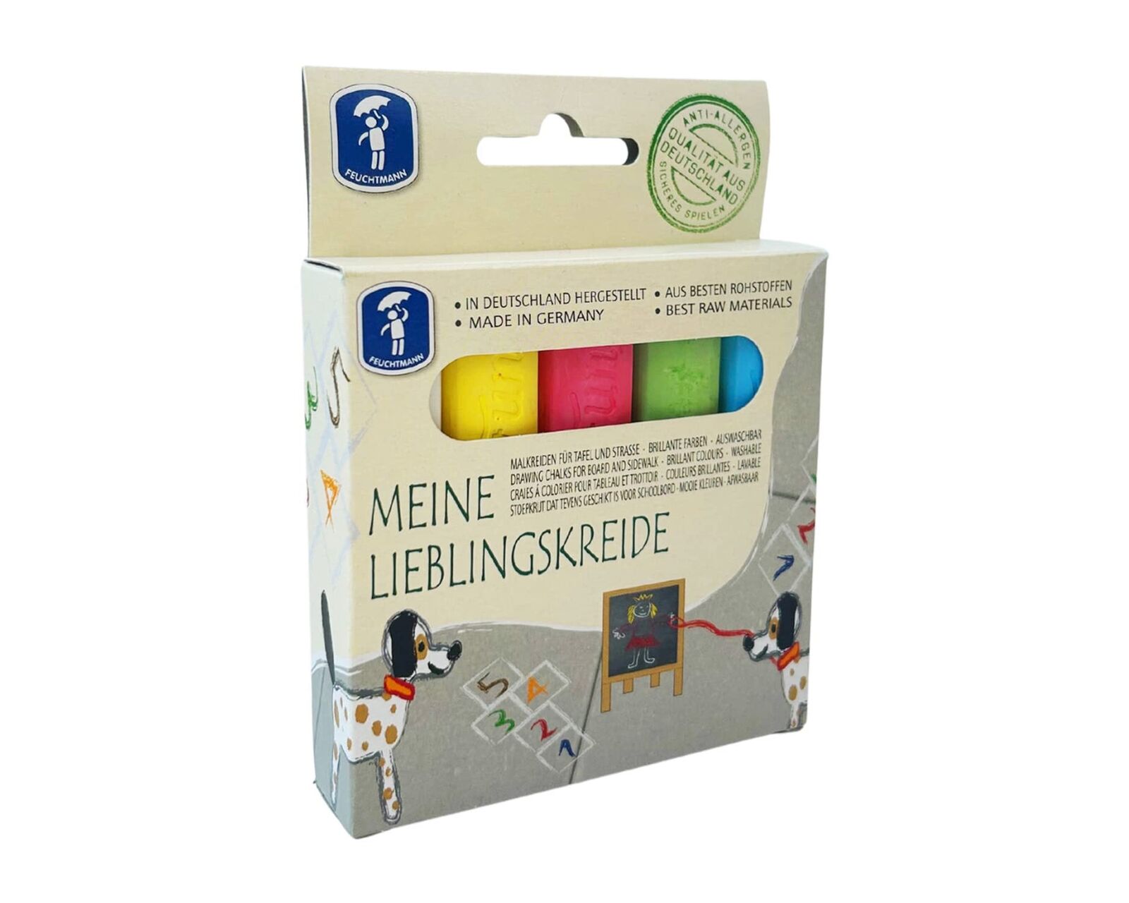 Feuchtmann 657 7011 7011-Meine Favourite Chalk, 5 Bars, High-Quality Chalk for S