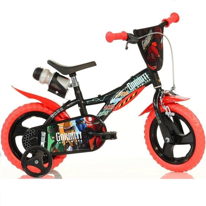 Gormiti Bicicletta Mountain Bike Taglia 12 Bambino Bici Dino Bikes 3-5 anni