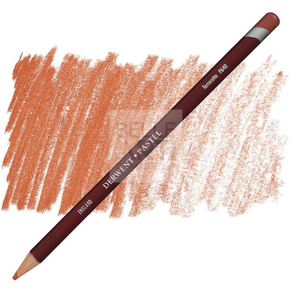 MATITA A PASTELLO SECCO SERIE " PASTEL " DERWENT P640 TERRACOTTA