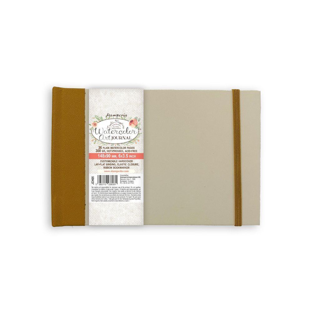 Create Happiness Mixed Media Journal cm 14x9 art journal Stamperia