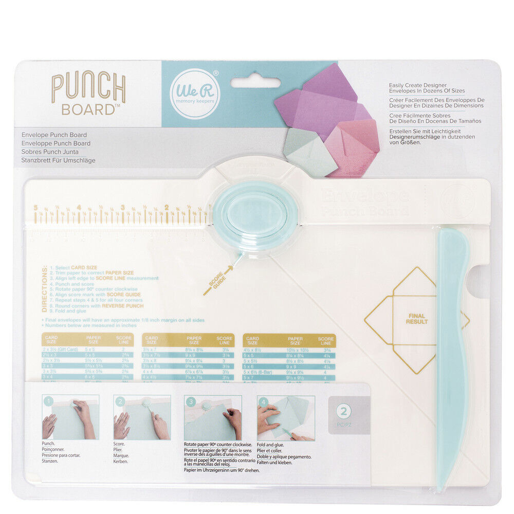 Punch Board Envelope (Tablet Scanalatura Pieghevole)