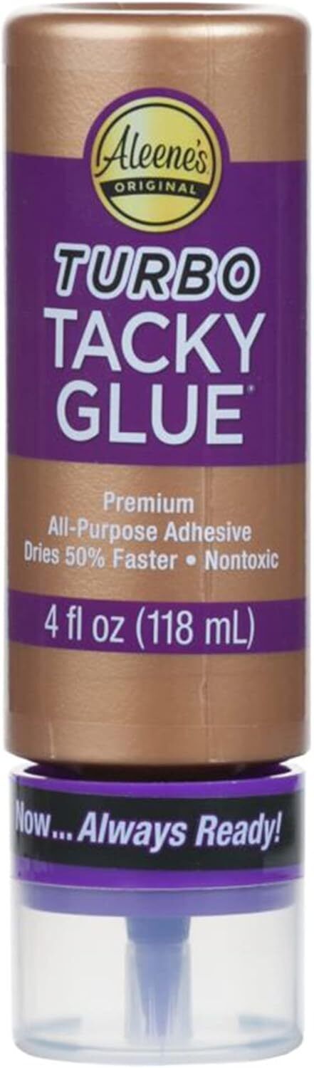 Aleene's Always Ready Turbo Tacky Glue 4oz 118 ml Colla Americana A Presa Rap...