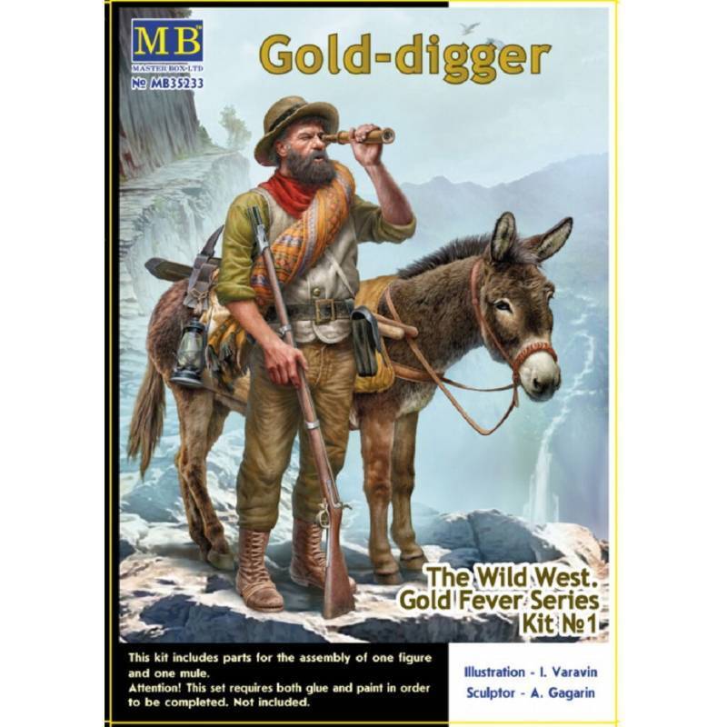Gold-Diggermaquette Personaggio Gold-Digger Master Box 35233 1:3 5 Trumpeter P