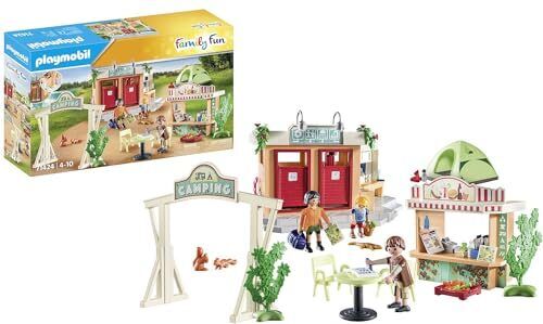 Playmobil Family Fun 71424 Campeggio, Camping, vacanza nella natura con (y5f)