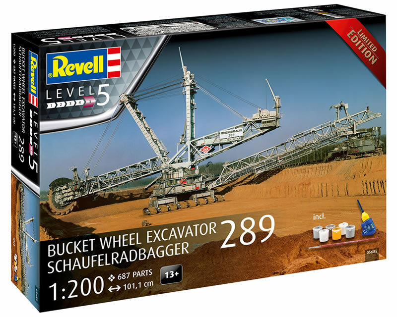 Revell 05685 Gift Set Bucket wheel excavator 289 Ltd.edition 1:200 modellismo