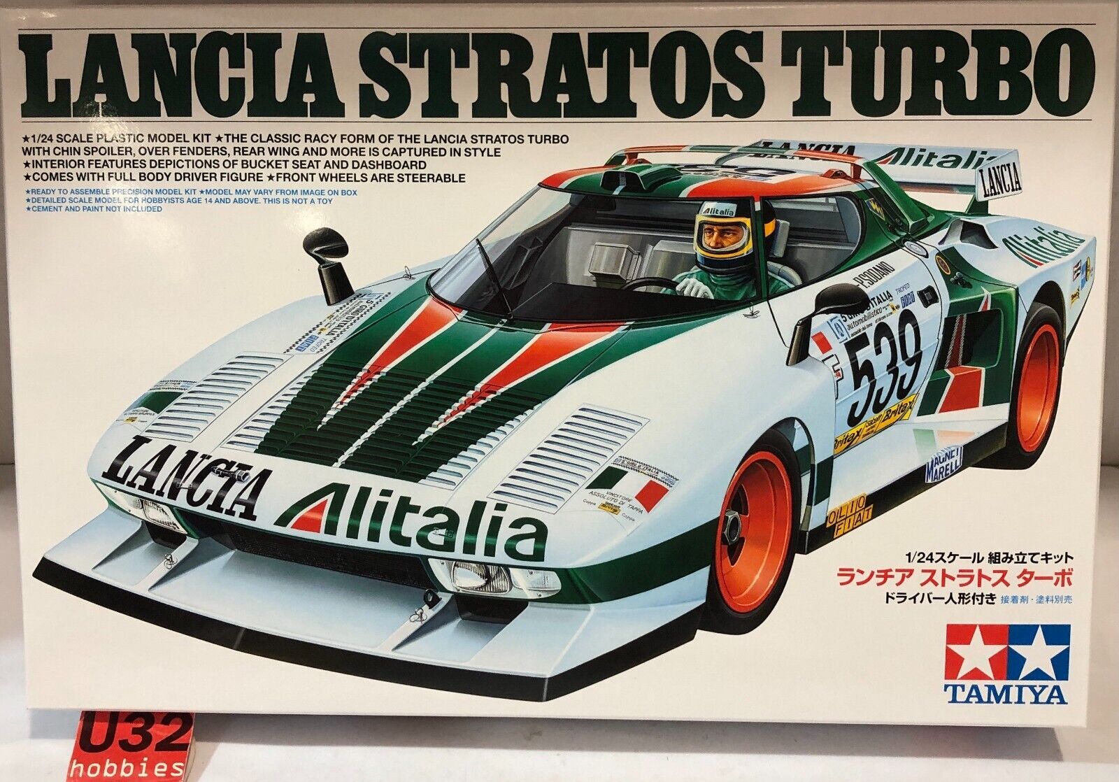 TAMIYA 25210 KIT 1/24 LANCIA STRATOS TURBO ALITALIA