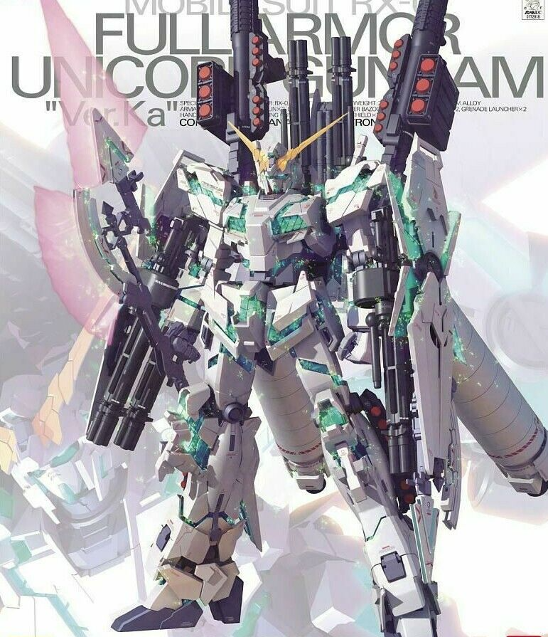 GUNDAM 1/100 RX-0 Unicorn Full Armor Ver. Ka Master Grade MG Model Kit Bandai