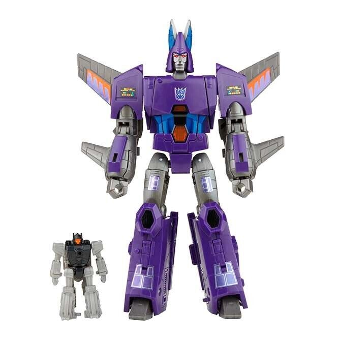 HASBRO TRANSFORMERS LEGACY CYCLONUS AND NIGHTSTICK ACTION FIGURE.