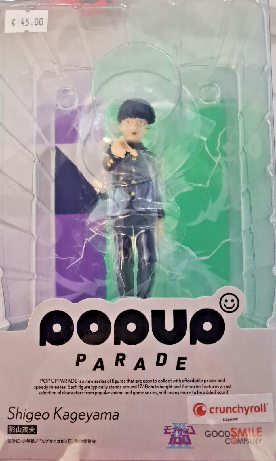 Mob Psycho 100 III Pop Up Parade PVC Statua Shigeo Kageyama 16 cm GOOD SMILE