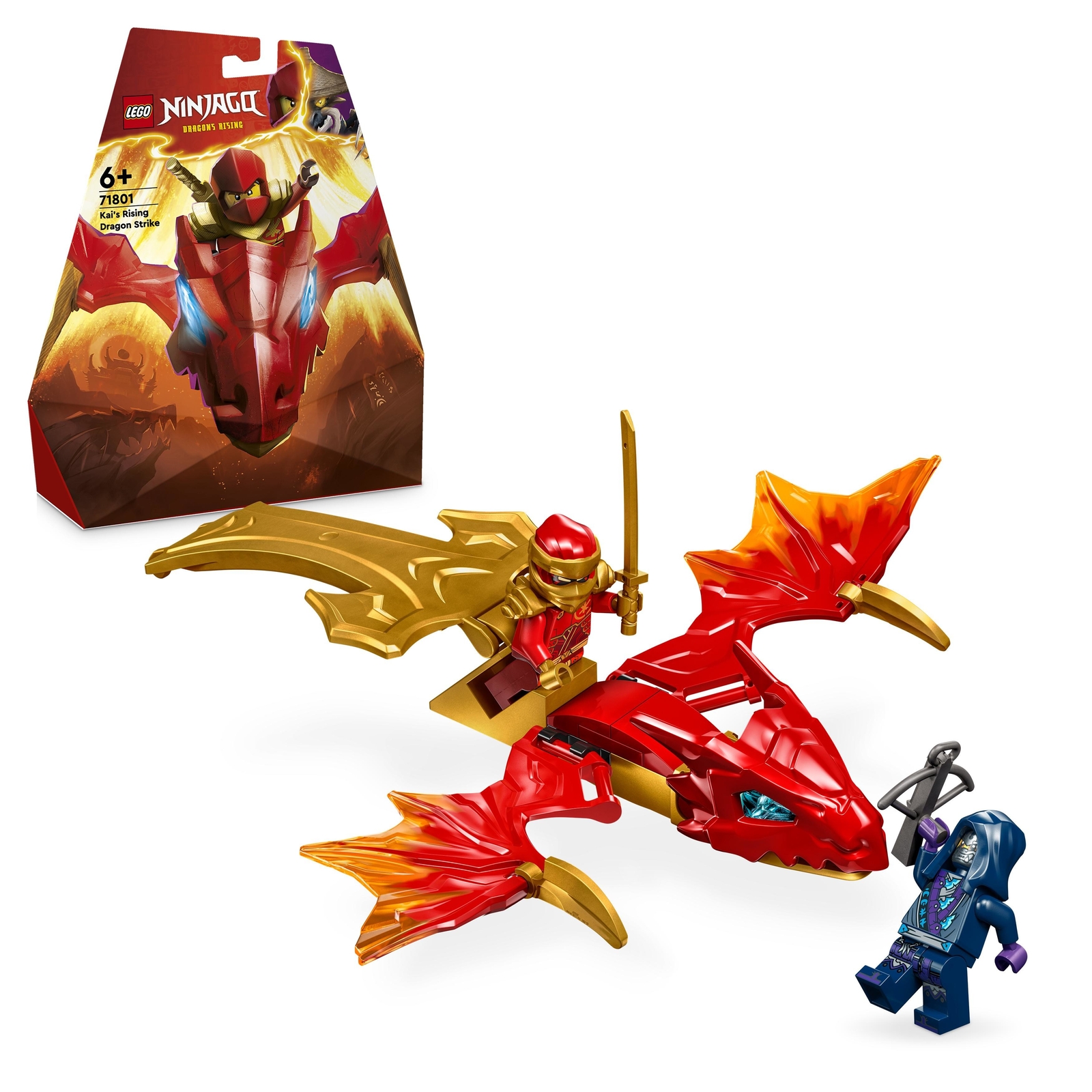 LEGO Ninjago 71801 Attacco del Rising Dragon di Kai