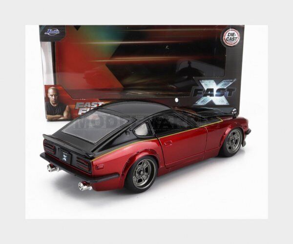JADA 253203090 DATSUN 240Z COUPE 1972 FAST & FURIOUS 10 - RED BLACK 1/24