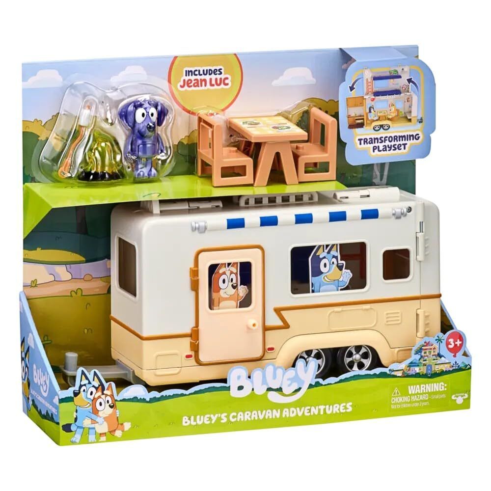 Bluey's Caravan Playset, 2.5-3 inch figures Caravan Singolo