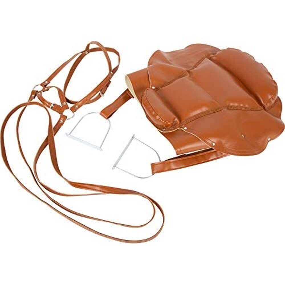small foot 11906 Wooden Horse Saddle and Bridle Set, for The Garden or Nursery,