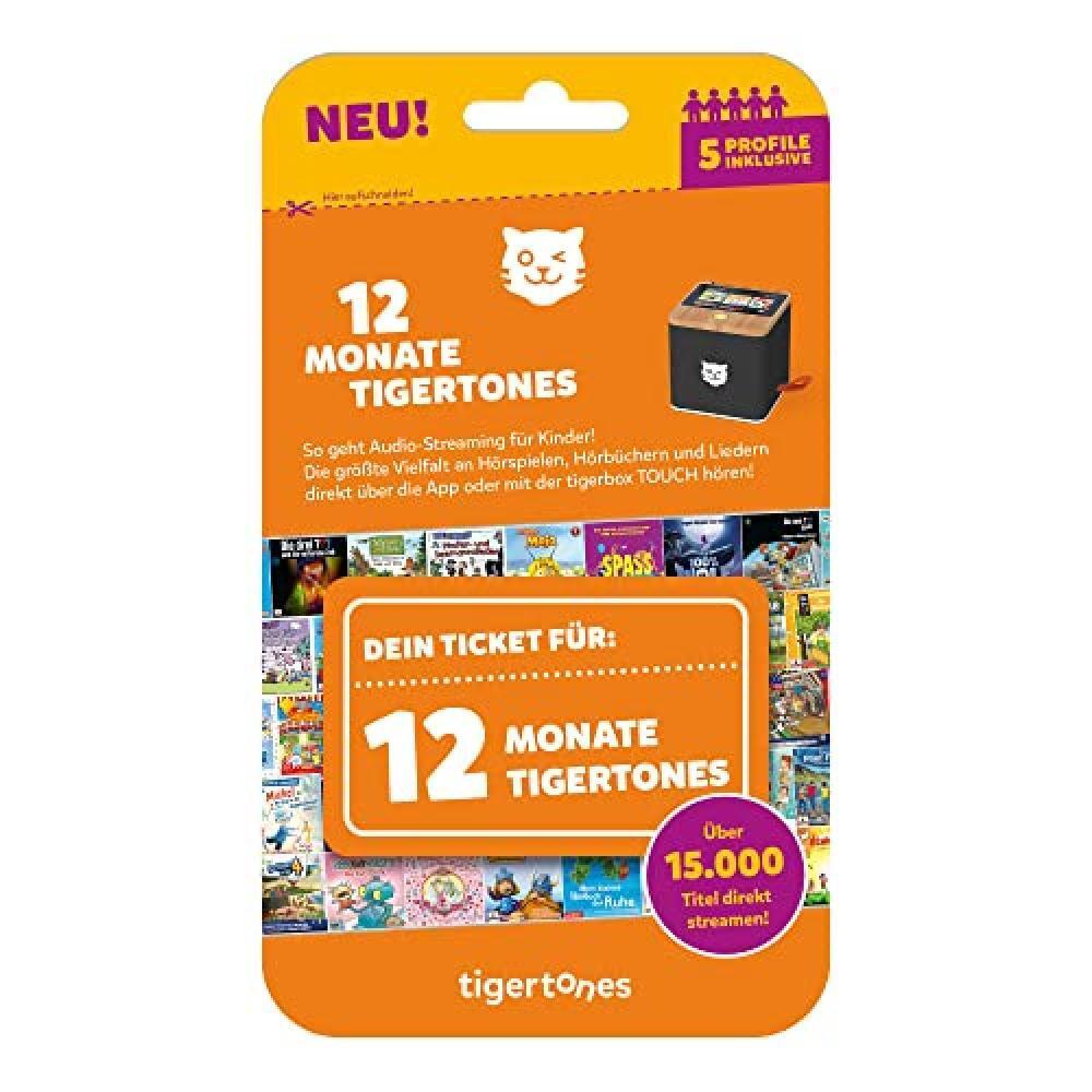 (TG. 12 Monate tigertones-Zugang) tigermedia tigertones-Ticket NEU 12 Monate Str